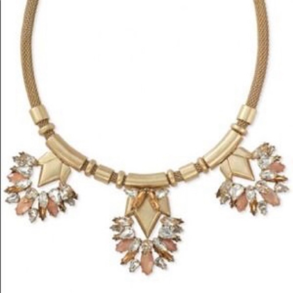 Stella & Dot Helena Gold Statement Necklace